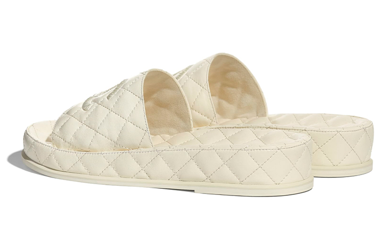 (W) Chanel Slipper 'Milk White' 圖 2