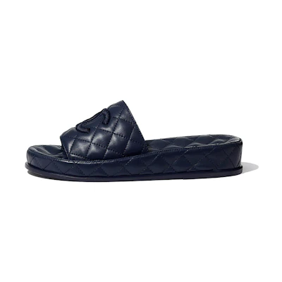 (W) Chanel Slipper 'Navy Blue'