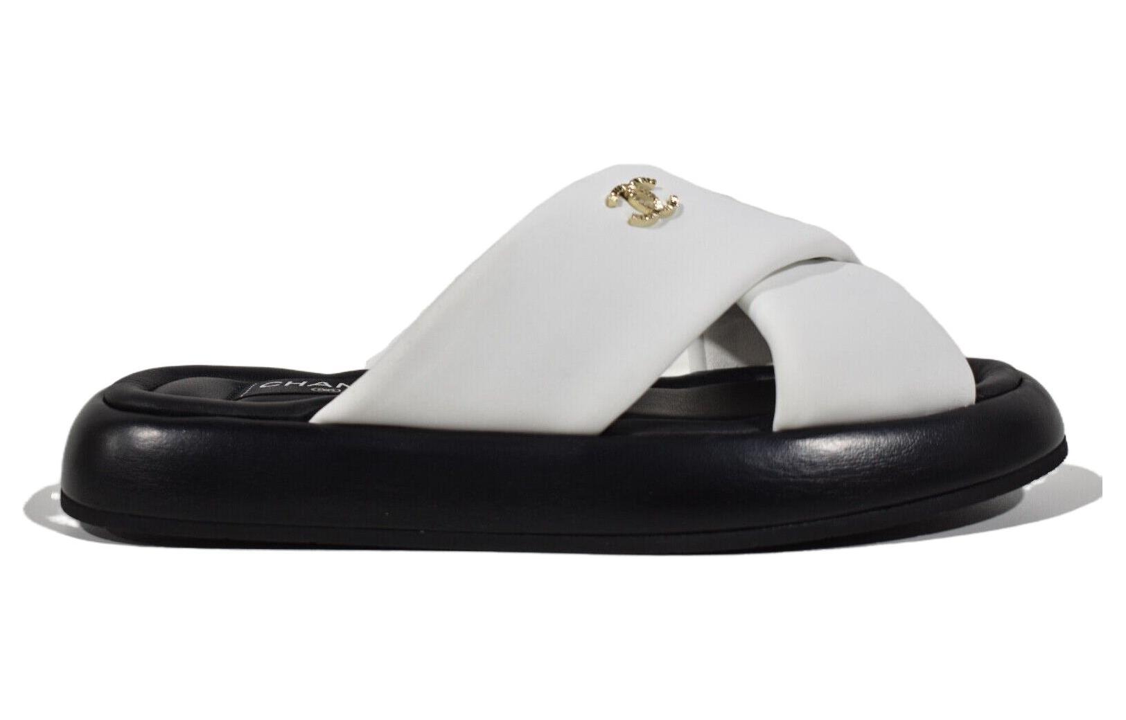 (W) Chanel Slipper 'White' 圖 2