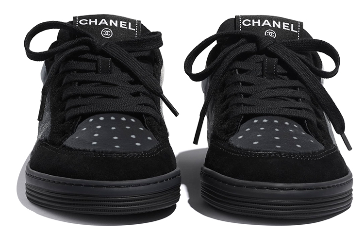 (W) Chanel Sneaker 'Black Grey Patchwork' 圖 3