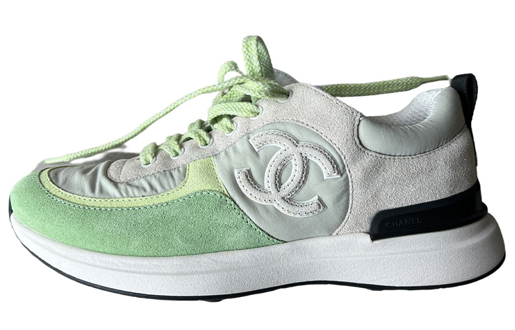 Buy (W) 샤넬 그린 스니커즈 (Chanel Green Sneakers) G38800-Y55745-K3952