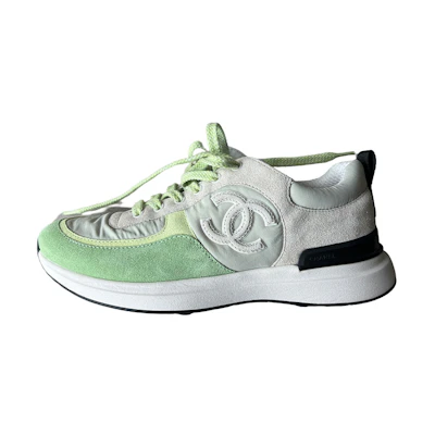 (W) Chanel Sneaker 'Green'