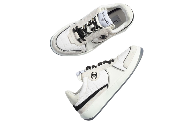 Lookbook (W) 샤넬 레더 로고 스니커즈 (Chanel Leather Logo Sneakers) G39802-Y56332-K5576