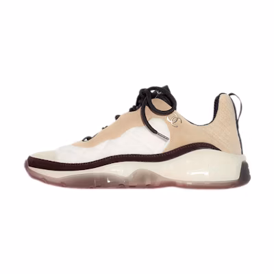 (W) Chanel Sneaker 'Mesh and Suede Calfskin Beige'
