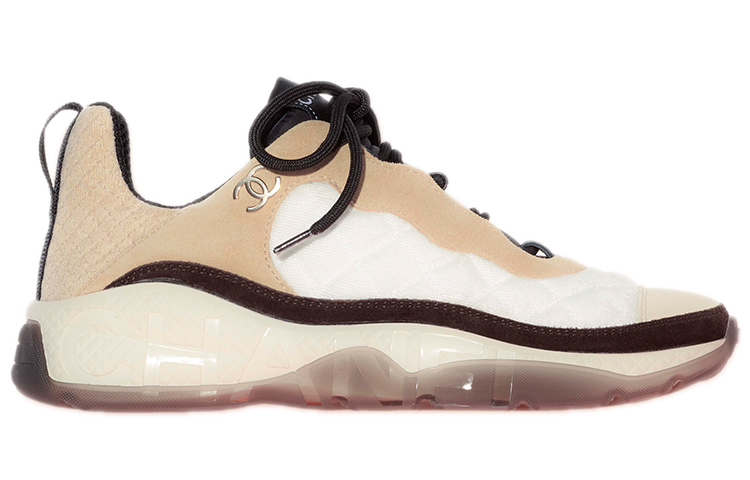 (W) Chanel Sneaker 'Mesh and Suede Calfskin Beige' 圖 2