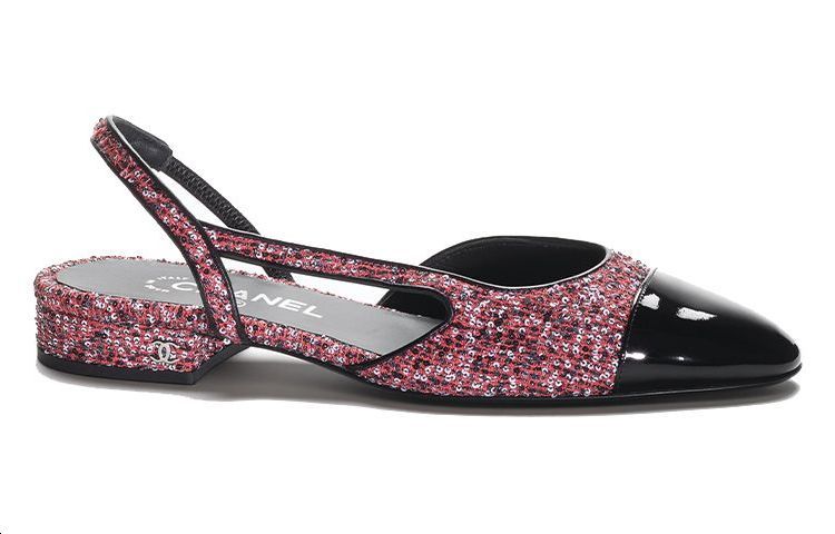 (W) Chanel Sneaker 'Pink Black Buckle' 圖 2