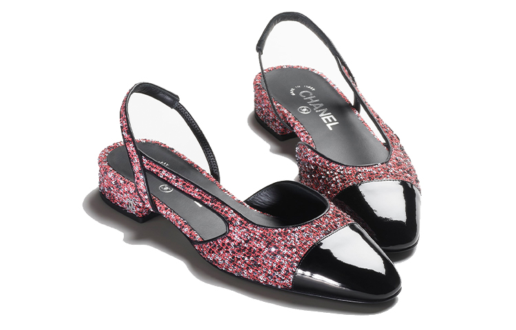 (W) Chanel Sneaker 'Pink Black Buckle' 圖 3