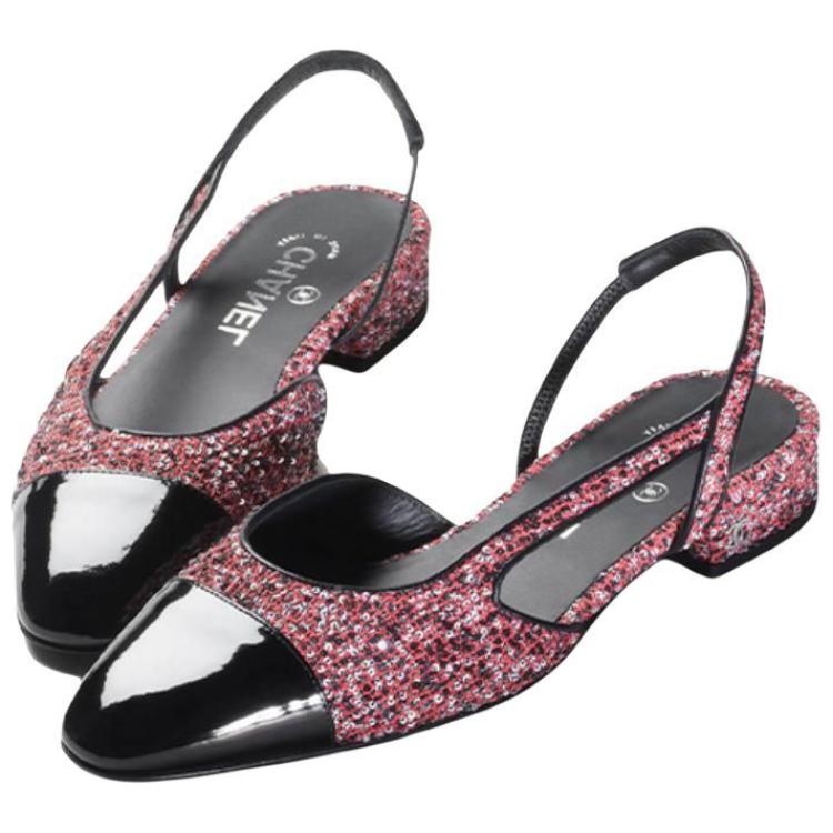 (W) Chanel Sneaker 'Pink Black Buckle' 圖 4