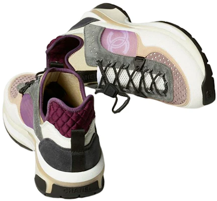 (女性)香奈兒運動鞋「白色灰色紫色」G39488-Y56142-K4944 Shop (女性)香奈兒運動鞋「白色灰色紫色」G39488-Y56142-K4944