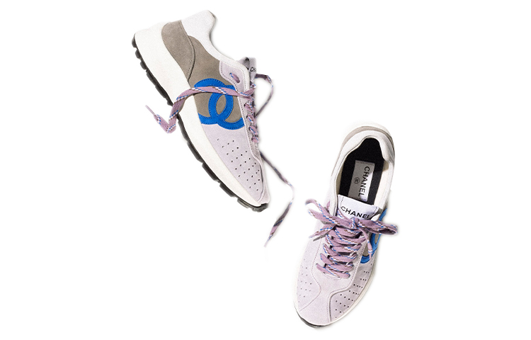 (W) Chanel Sneaker in 'Purple-Blue Deerskin Effect' 圖 3