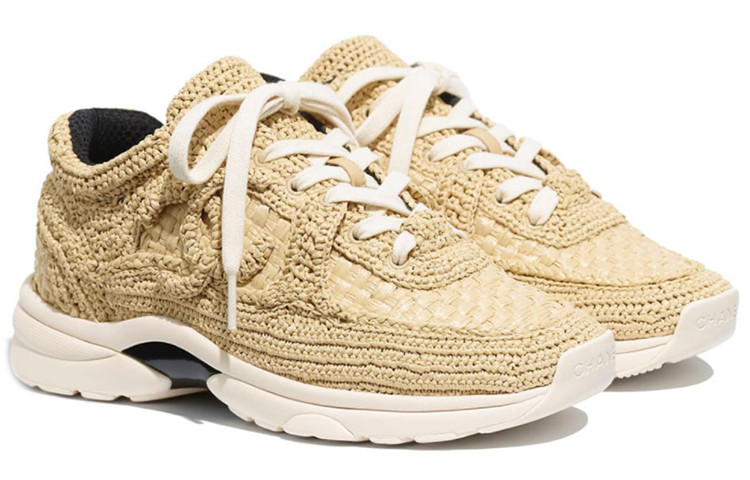 (W) Chanel Sneaker Low 'Beige Woven Coir' 圖 2