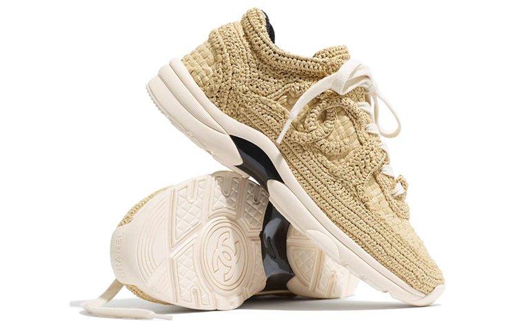 (W) Chanel Sneaker Low 'Beige Woven Coir' 圖 4