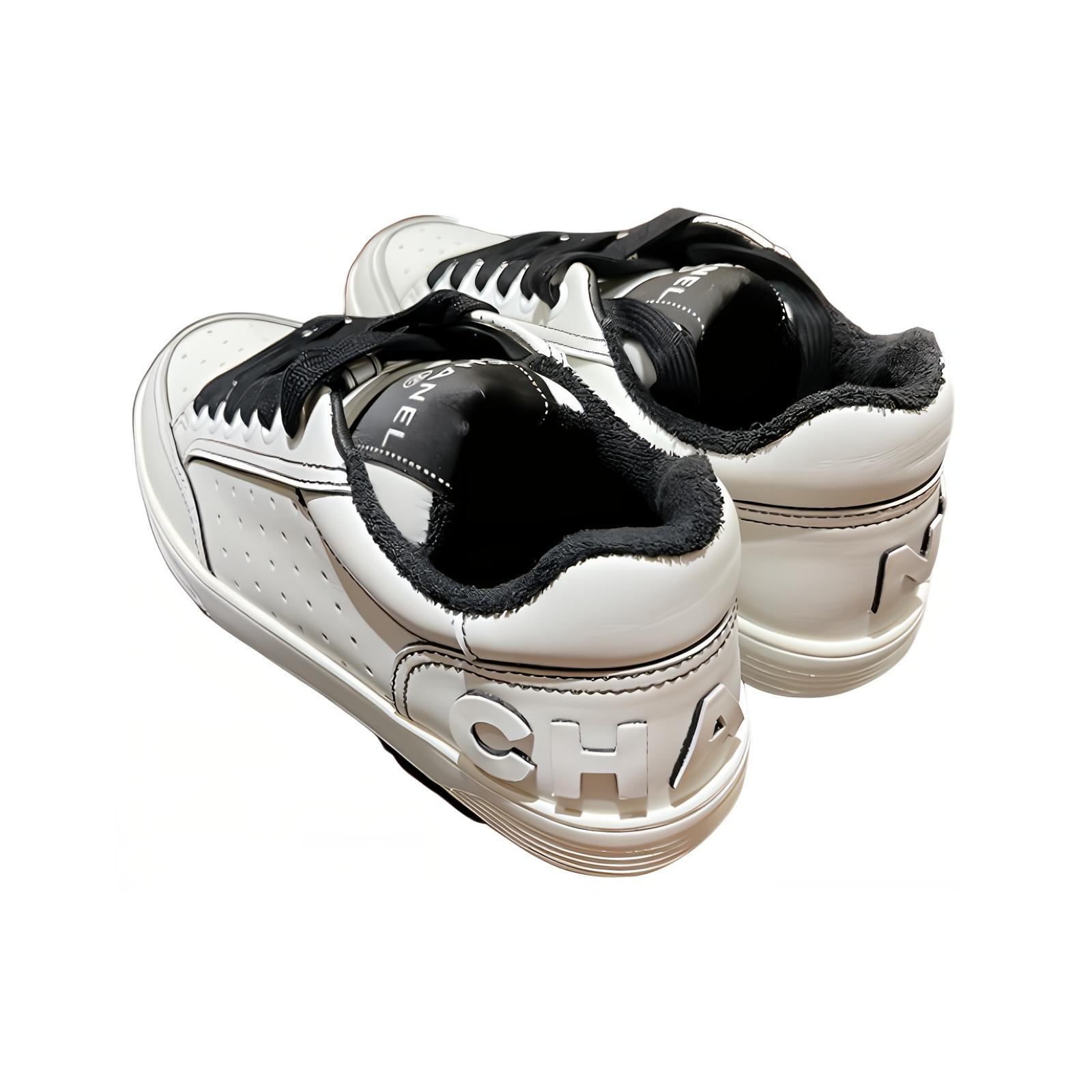 (W) Chanel Sneaker Low 'Black and White' 圖 3