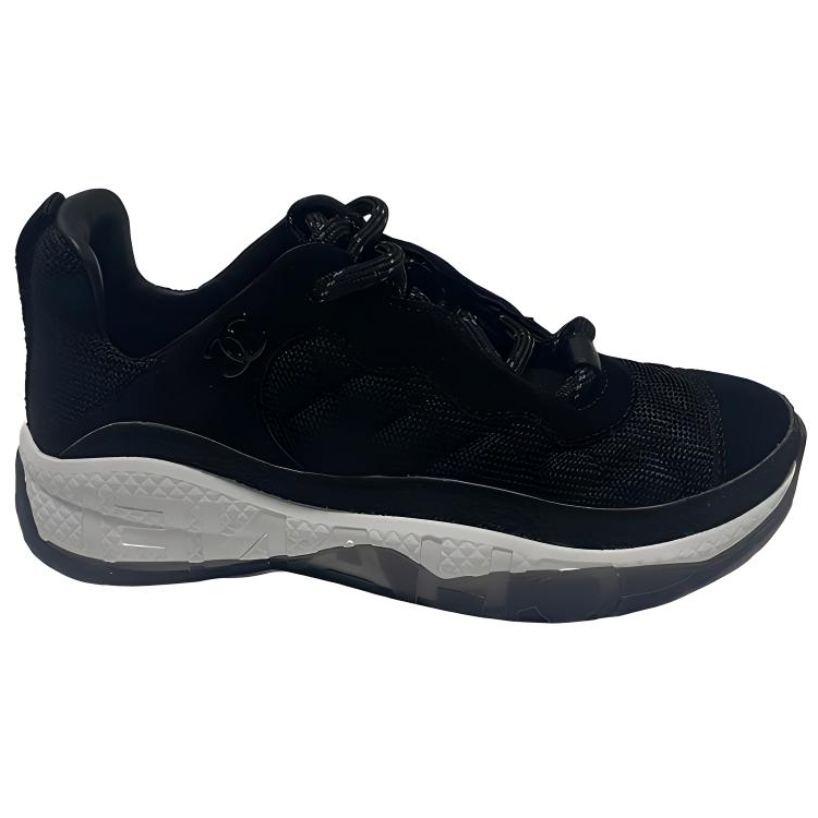 (W) Chanel Sneaker Low 'Black Leather' 圖 2