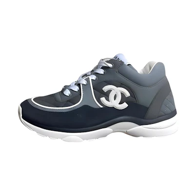 (W) Chanel Sneaker Low 'Fashion Ribbon Grey'