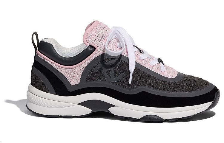(W) Chanel Sneaker Low 'Grey Pink Tweed' 圖 2