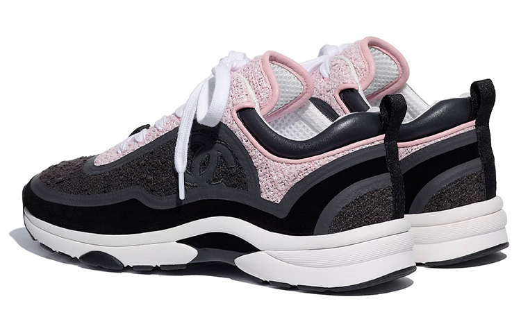 (W) Chanel Sneaker Low 'Grey Pink Tweed' 圖 5