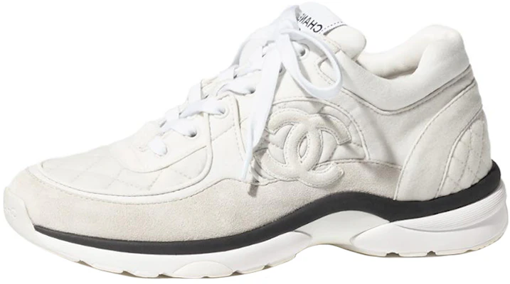 (W) 香奈儿低帮运动鞋‘浅灰色皮革织物标志’ G40184-Y56630-0T627 Order (W) 香奈儿低帮运动鞋‘浅灰色皮革织物标志’ G40184-Y56630-0T627