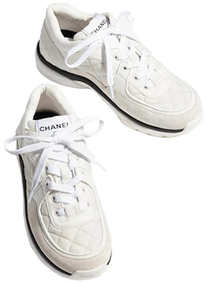 (W) 香奈儿低帮运动鞋‘浅灰色皮革织物标志’ G40184-Y56630-0T627 Lookbook (W) 香奈儿低帮运动鞋‘浅灰色皮革织物标志’ G40184-Y56630-0T627