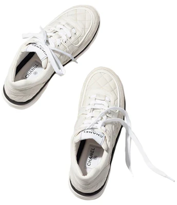 (W) 香奈儿低帮运动鞋‘浅灰色皮革织物标志’ G40184-Y56630-0T627 Shop (W) 香奈儿低帮运动鞋‘浅灰色皮革织物标志’ G40184-Y56630-0T627