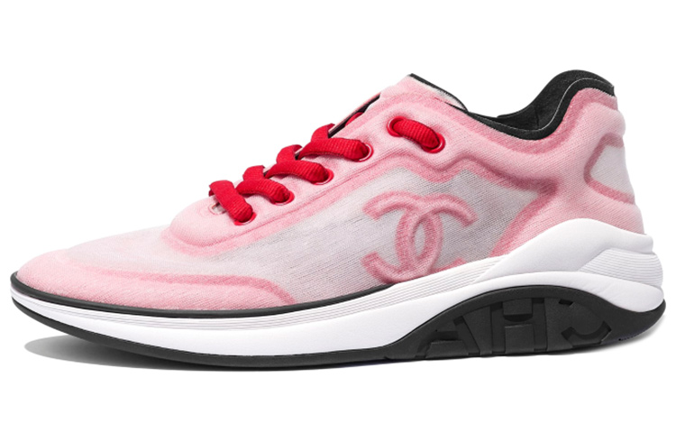 (W) Chanel Sneaker 'White Pink'