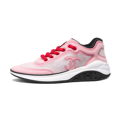 (W) Chanel Sneaker 'White Pink'