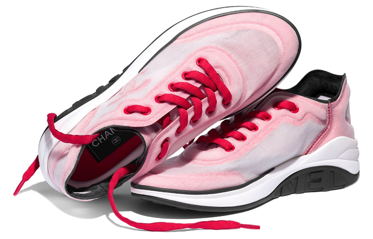 (W) Chanel Sneaker 'White Pink' 圖 4