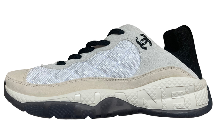 (W) Chanel Sneaker Low 'White Black'