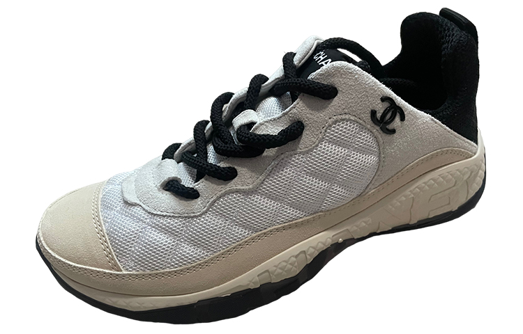 (W) Chanel Sneaker Low 'White Black' 圖 3