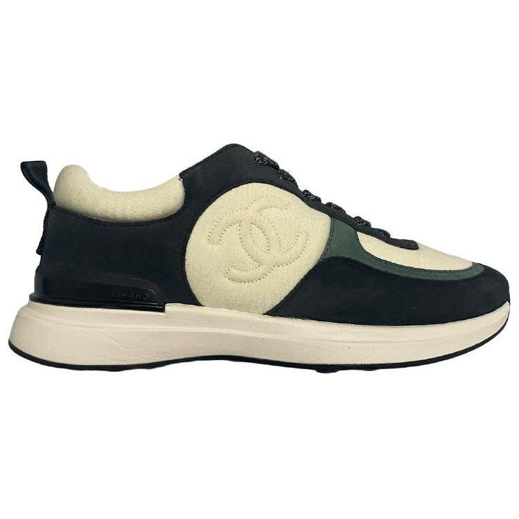 (W) Chanel Sneaker Low 'White Black Green' 圖 2