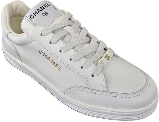 (Women) Chanel Sneaker Low 'White Leather' G45085-B13311-NP502 Lookbook (Women) Chanel Sneaker Low 'White Leather' G45085-B13311-NP502