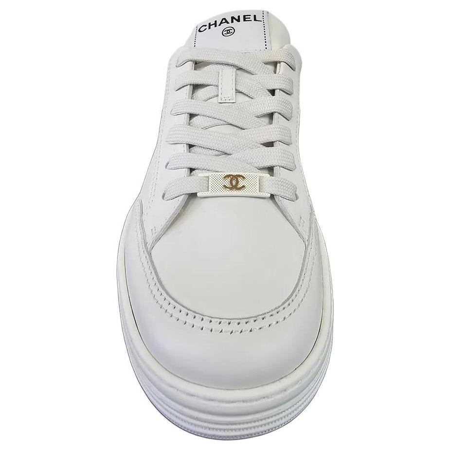 Buy (Women) Chanel Sneaker Low 'White Leather' G45085-B13311-NP502