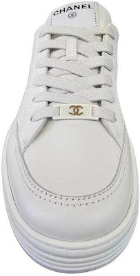 (Women) Chanel Sneaker Low 'White Leather' G45085-B13311-NP502 Shop (Women) Chanel Sneaker Low 'White Leather' G45085-B13311-NP502