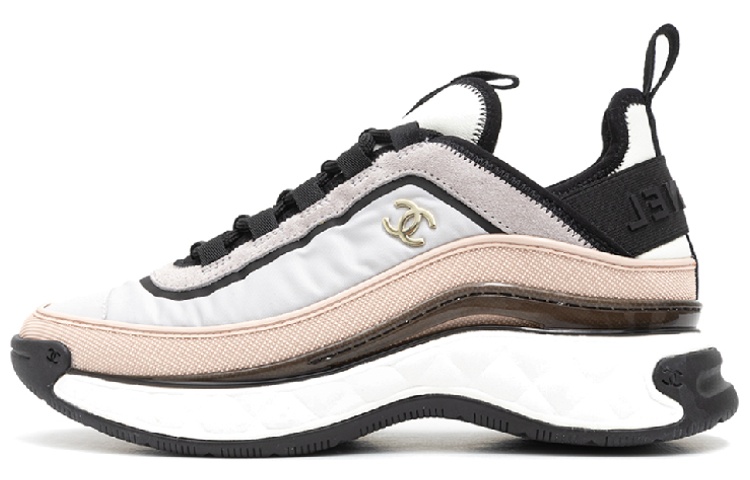 (W) Chanel Sneaker Low 'White Pink Black'