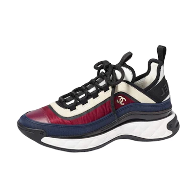 (W) Chanel Sneaker Low 'White Red Logo'