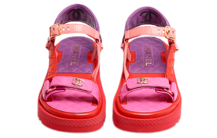 (W) Chanel Sneaker Sandal 'Red Lambskin Leather' 圖 2
