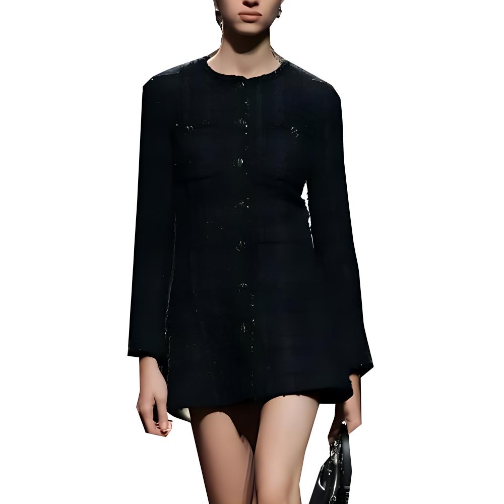 (Women) CHANEL Spring Summer 2023  Black Single-Breasted Jacket. P74775-V66241-94305