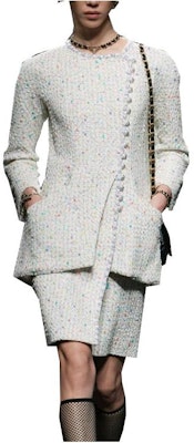 (Women) CHANEL Spring Summer 2023 Contrast Buttoned Short Coat Women’s White P74827-V66339-NN394 Order (Women) CHANEL Spring Summer 2023 Contrast Buttoned Short Coat Women’s White P74827-V66339-NN394