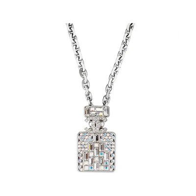 (Women) Chanel Spring/Summer 2023 Perfume Bottle Pendant Necklace with Crystals for Women. ABA323-B10497-NN166