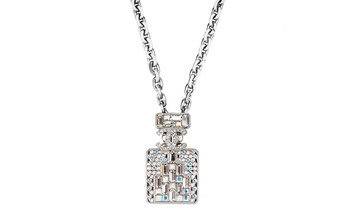 Order (Women) Chanel Spring/Summer 2023 Perfume Bottle Pendant Necklace with Crystals for Women. ABA323-B10497-NN166