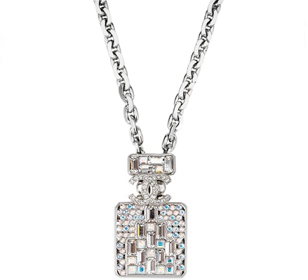 (Women) Chanel Spring/Summer 2023 Perfume Bottle Pendant Necklace with Crystals for Women. ABA323-B10497-NN166 Order (Women) Chanel Spring/Summer 2023 Perfume Bottle Pendant Necklace with Crystals for Women. ABA323-B10497-NN166