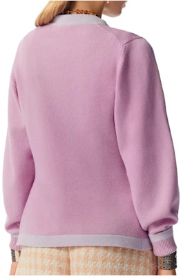 (Women) Chanel Spring Summer 2023 Pink Colorblock Knit Cardigan for Women. P75050-K10747-NN978 Lookbook (Women) Chanel Spring Summer 2023 Pink Colorblock Knit Cardigan for Women. P75050-K10747-NN978