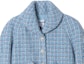 Purchase (W) CHANEL 春夏2024 藍色格紋翻領長袖外套 P73346-V64915-NJ593