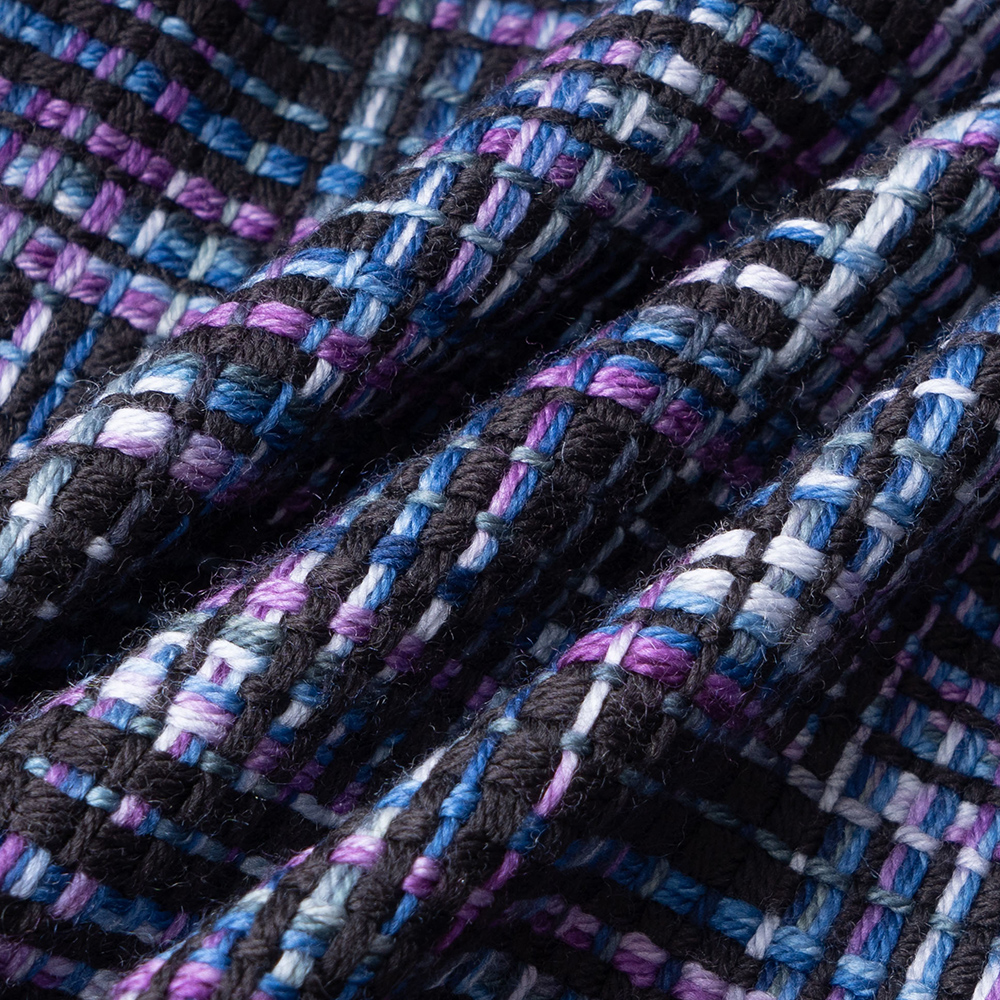 (Women) CHANEL Spring Summer 2024  Navy Blue Tweed V-Neck Long Sleeve Jacket. P75467-V67167-NQ363 圖 6