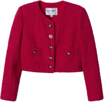 (Women) CHANEL Spring/Summer 2024 Red Cropped Button-Up Long Sleeve Jacket P71724-V63171-NF253 (Women) CHANEL Spring/Summer 2024 Red Cropped Button-Up Long Sleeve Jacket P71724-V63171-NF253