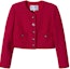 Order (Women) CHANEL Spring/Summer 2024 Red Cropped Button-Up Long Sleeve Jacket P71724-V63171-NF253