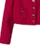 Shop (Women) CHANEL Spring/Summer 2024 Red Cropped Button-Up Long Sleeve Jacket P71724-V63171-NF253