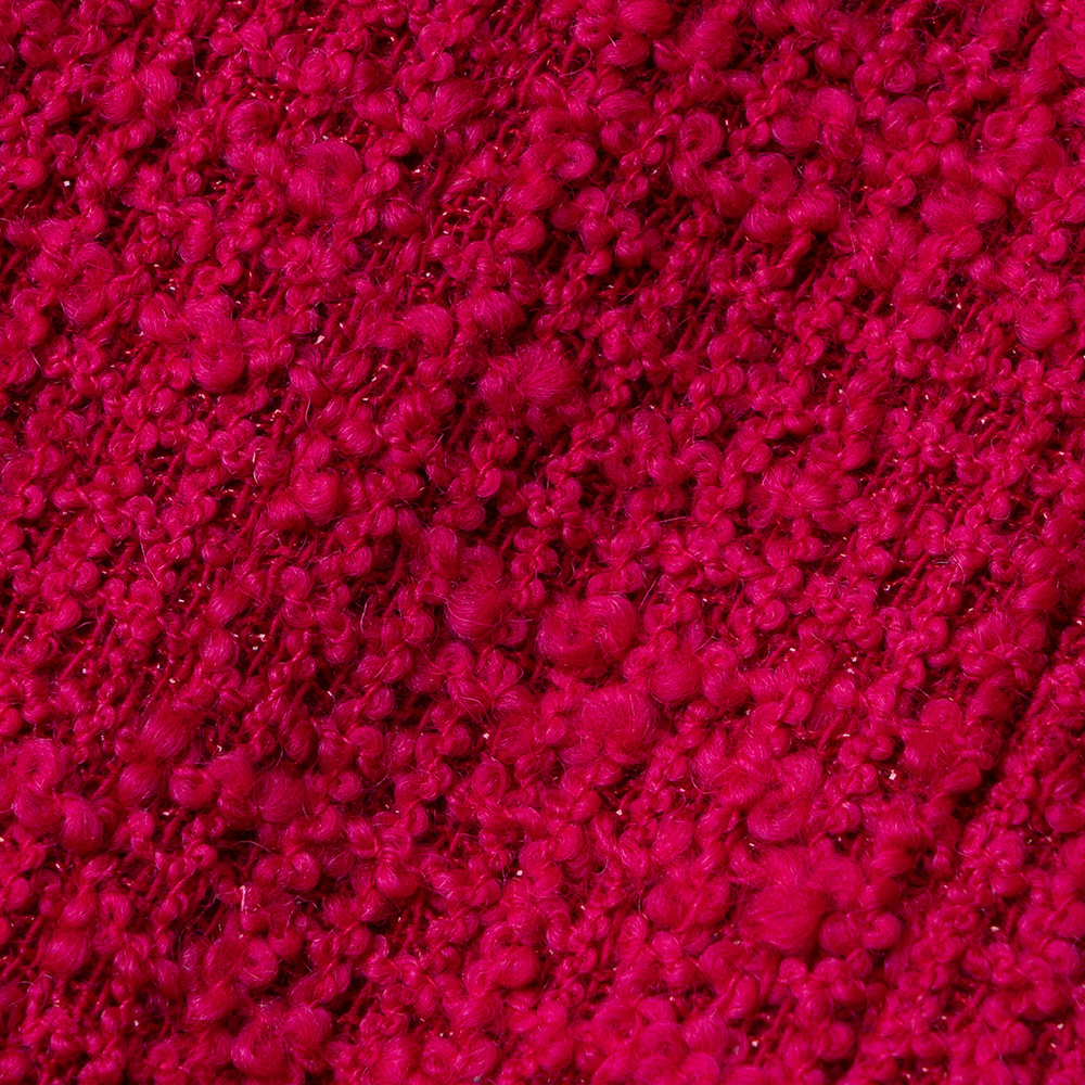 Sizing (W) CHANEL Musim Semi/Panas 2024 Jaket Lengan Panjang Crop Merah Kancing P71724-V63171-NF253