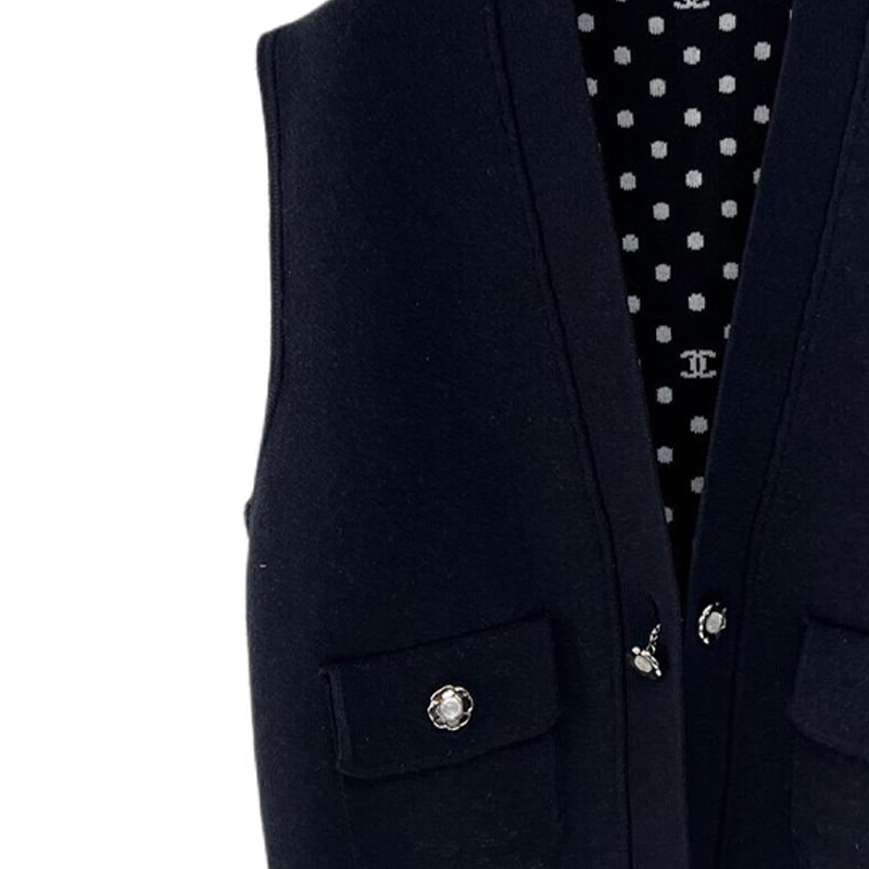 Lookbook (W) シャネル 春夏 2024 リバーシブルカジュアルベスト ブルー. P77012-K11096-NV767