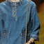 Shop (Women) CHANEL Spring Summer 2024 Washed Effect 3/4 Sleeve Shirt - Blue. P76797-V69116-NX158